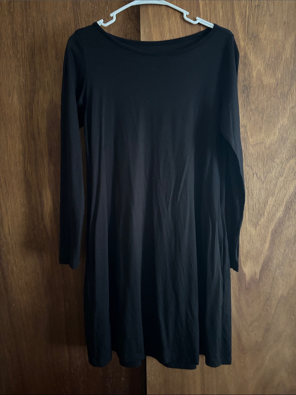 Wool& Rowena black merino dress